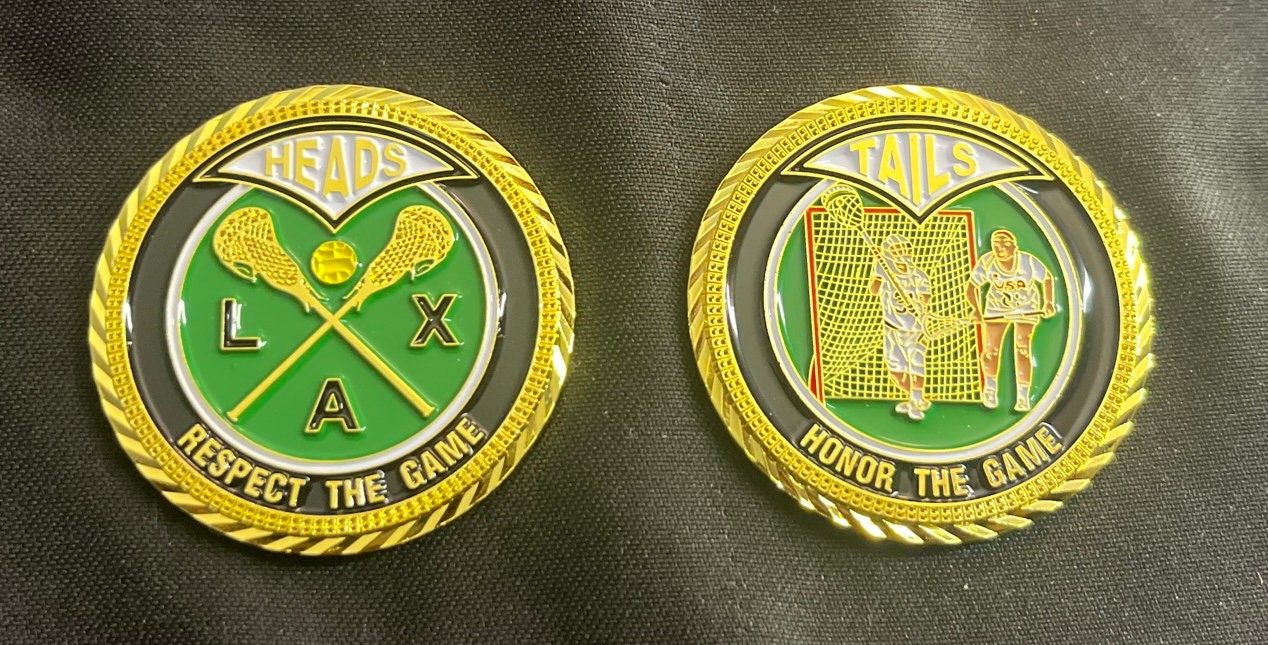 グラフィック審判チャレンジ フリップコイントス - スポーツラクロス 尊敬/名誉 - 1.75インチ 3 mm - Etsy 日本