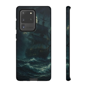 Mystical Pirate Ship Phone Case | Tough Cases for Adventurers, Nautical Gift, Ocean Lover, Unique Design, Phone Accessory