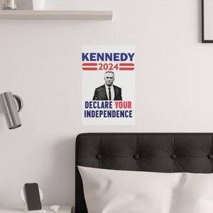 RFK Jr. Kennedy 2024 Satin Poster