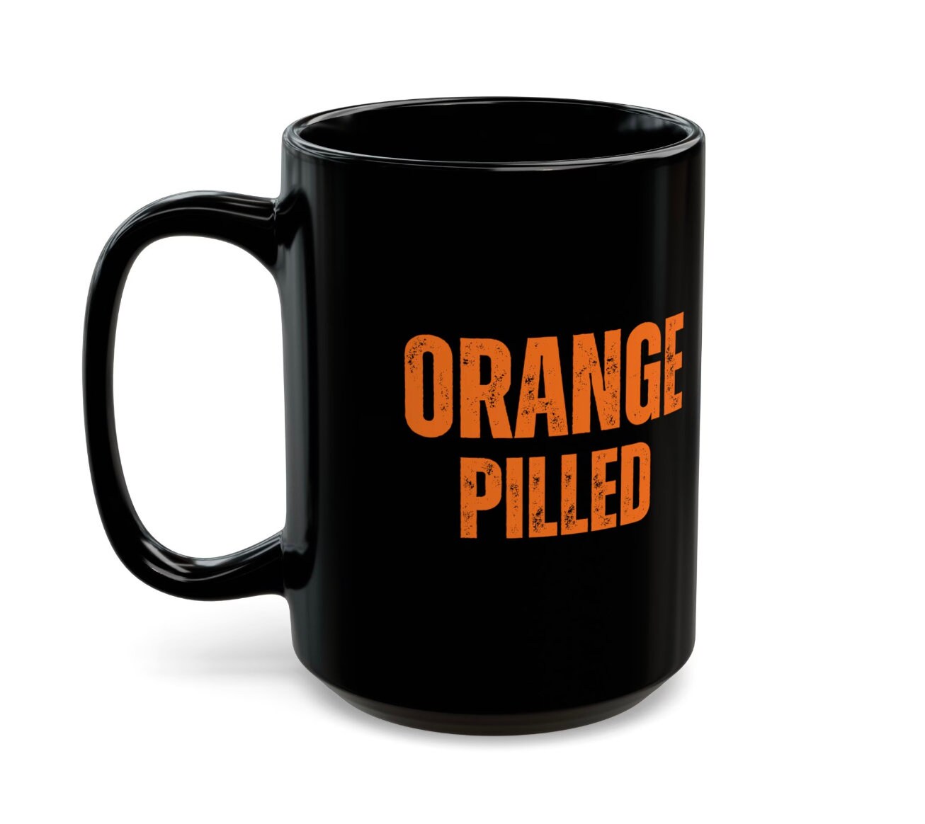 オレンジ色の錠剤ビットコイン コーヒー マグ 15 オンス - Etsy 日本