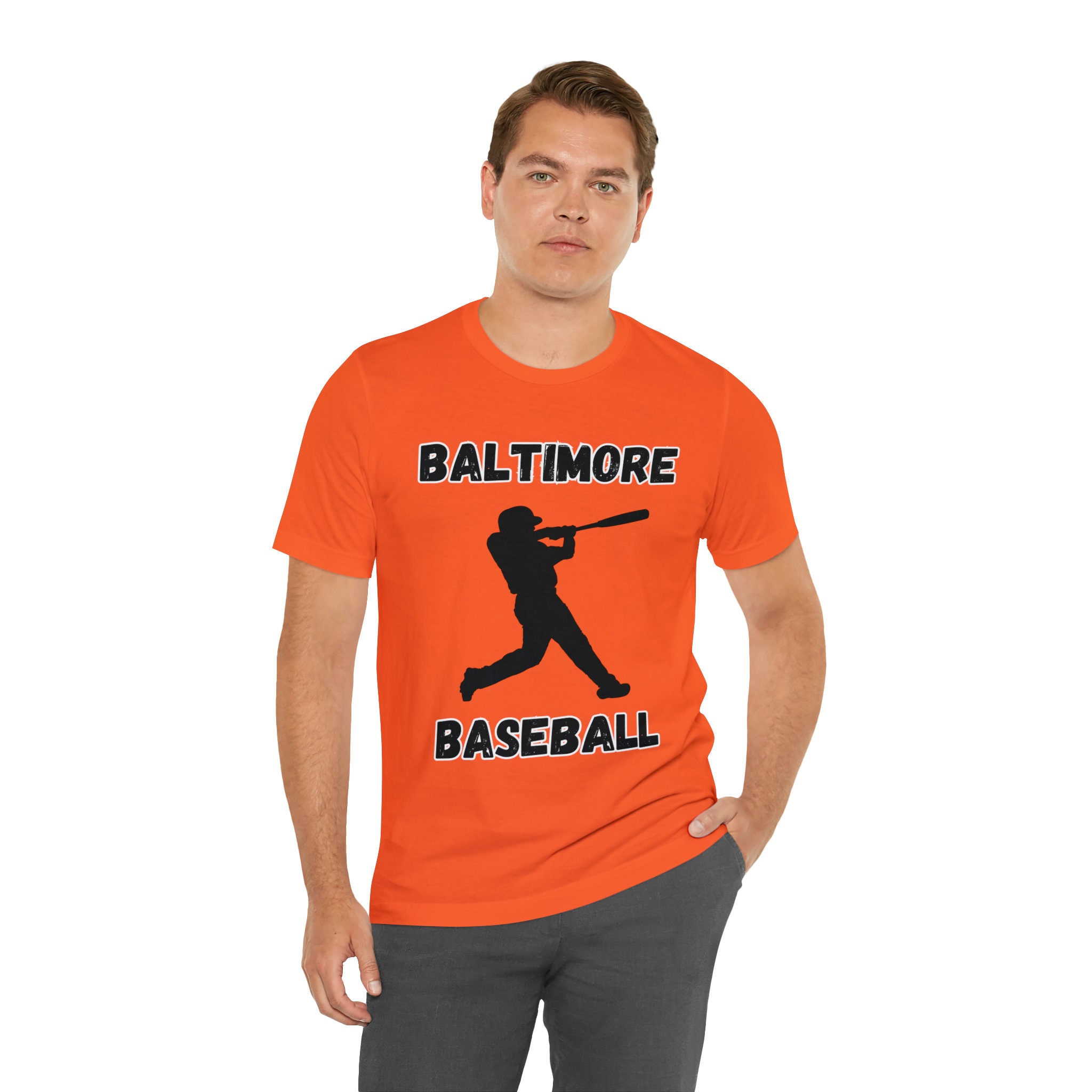 Custom Baltimore Orioles Women's Orange Roster Name & Number T-Shirt 