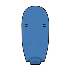 Midnight Blue B1 Battle Droid Sticker
