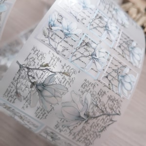 Pet tape Scripted Symphony Sindhurascrafts/Fiori/7cmx100cm/Adesivi/Journal/Craft