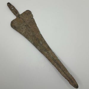 Ancient Luristan Bronze Spearhead - Early Iron Age Artifact c. 1500-800 BCE