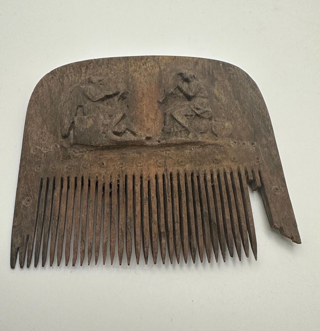 Roman Comb Ancient Roman Bone Hair Comb With Carved Seated Figures, 1st-3rd ...