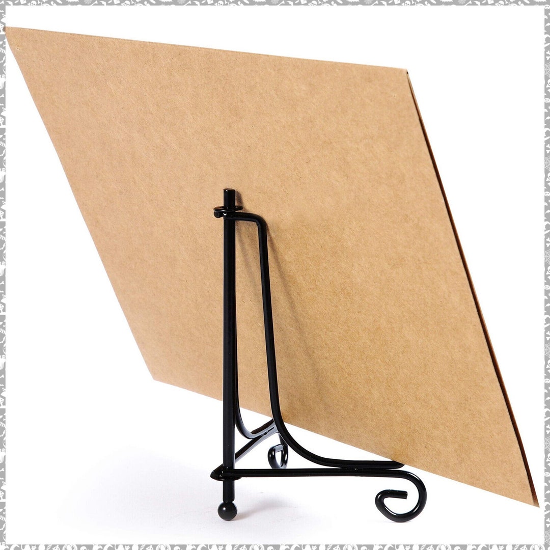 4 Pack Metal Easel Display Stand Plate Holders for Photo Art Etsy
