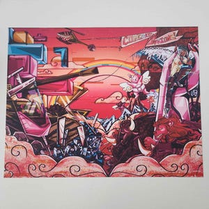 Hajime Hinata Execution Print Super Danganronpa 2 (Spoilers) Matte