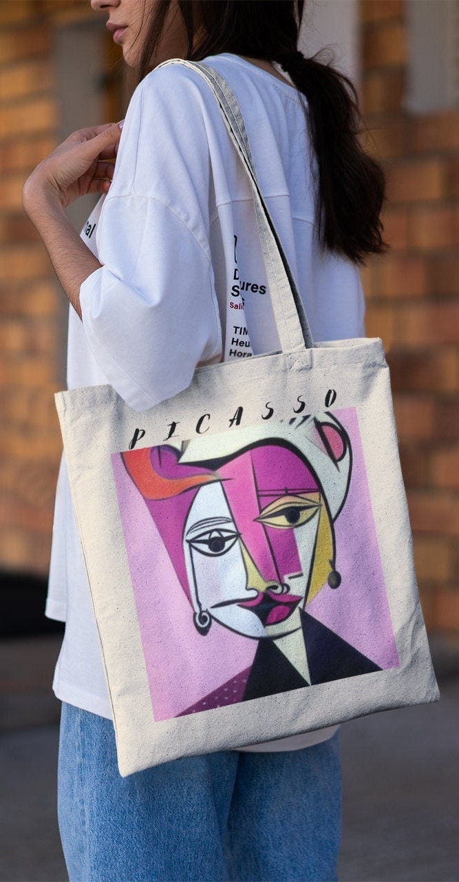 Picasso Tote, Picasso Art, Aesthetic Tote, School Bag, Everyday