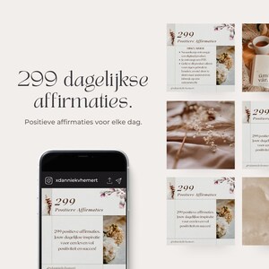 30 Inspirational Affirmations - Improve your mind, improve your life - Digital product - Direct download - NL version