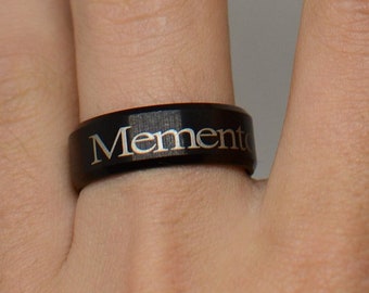 Anello inciso Memento Mori - Un promemoria della tua mortalità + Calendario della vita