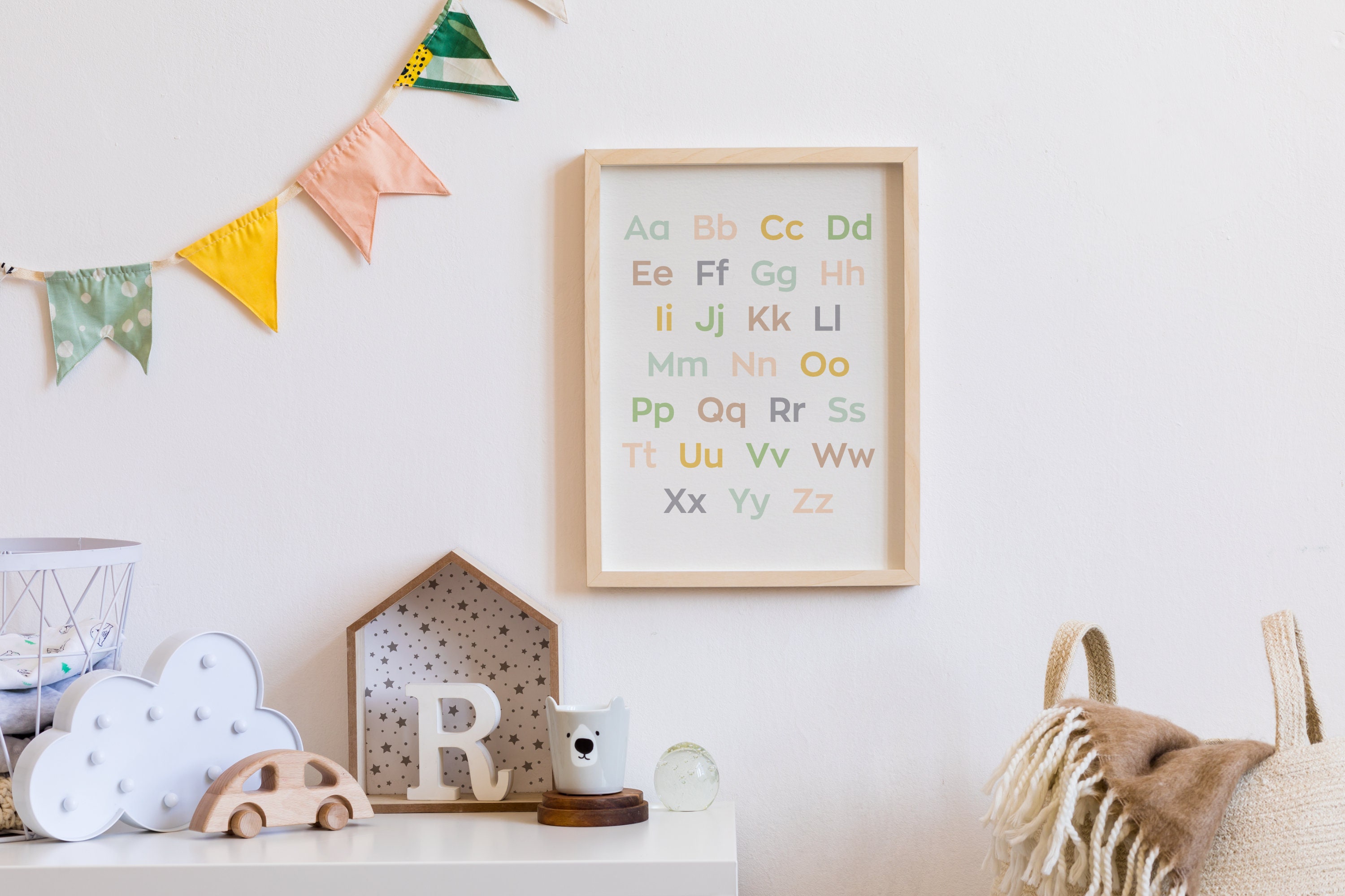 Neutral Alphabet Printable. DIGITAL DOWNLOAD. Baby Nursery - Etsy