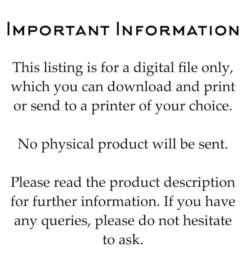 Black & White Music Notation Notes Symbols Poster, DIGITAL DOWNLOAD