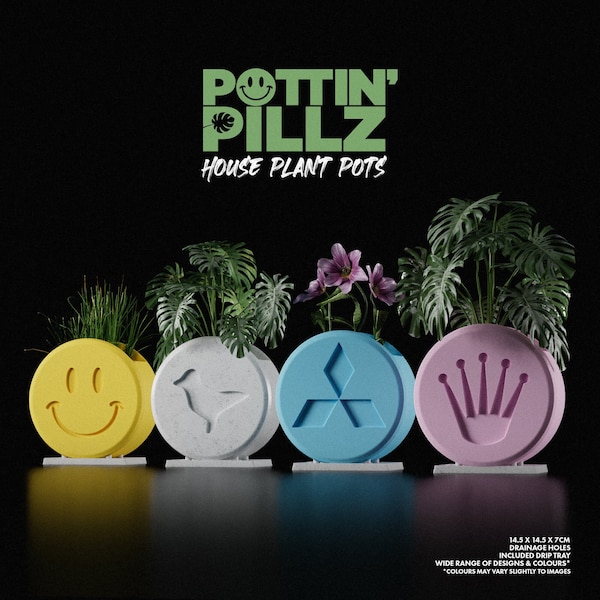 Pill Indoor Plant Pot