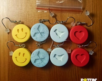 Pill Ear Rings (Pair)