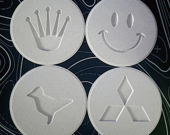 4x Pill Drinks Coasters