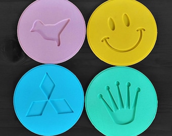 4x Pill Drinks Coasters