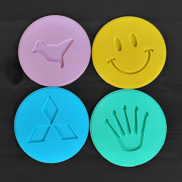 4x Pill Drinks Coasters