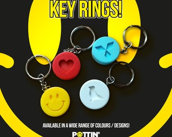 Pill Key Ring