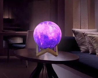 Moon, Galaxy Night Light