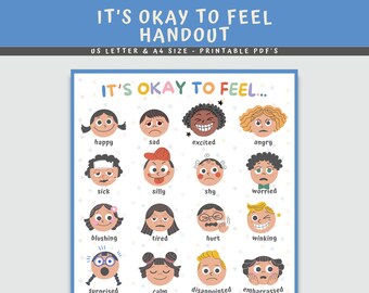 Poster met gevoelensgrafiek: decor geestelijke gezondheid (digitale download)