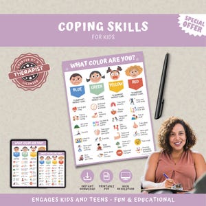 Coping Skills For Kids, Zones Of Regulation, Grounding Technique Chart, Calm Down Strategies, Behavior Management, Calming Corner Handout