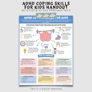 Handbok om ADHD-hanteringsfärdigheter för barn: Strategier för exekutiva funktioner (PDF-nedladdning)