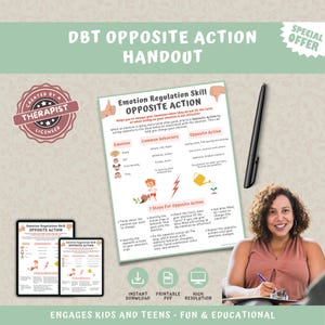 DBT Opposite Action Handout: Emotion Regulation Skills (PDF Download)