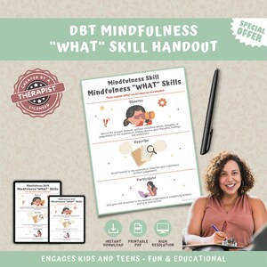 What Is DBT, Dialectical Behavior Therapy Counseling Poster, Mental Health Therapist Children