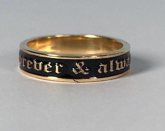 Bague Jonc Art Déco En Or 18k - Émaux Vert Et Bleu Géométriques, Taille 51