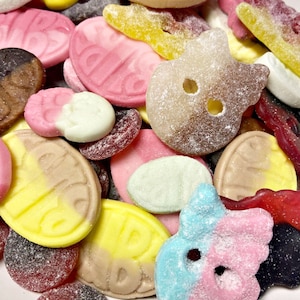 Mixed BUBs, Swedish Candy Bubs, Vegan, Gluten Free, Halal, Loose Candy Sweden, Scandinavian Sweets, Godis, Lördagsgodis, Gifts, 200g (7 oz)