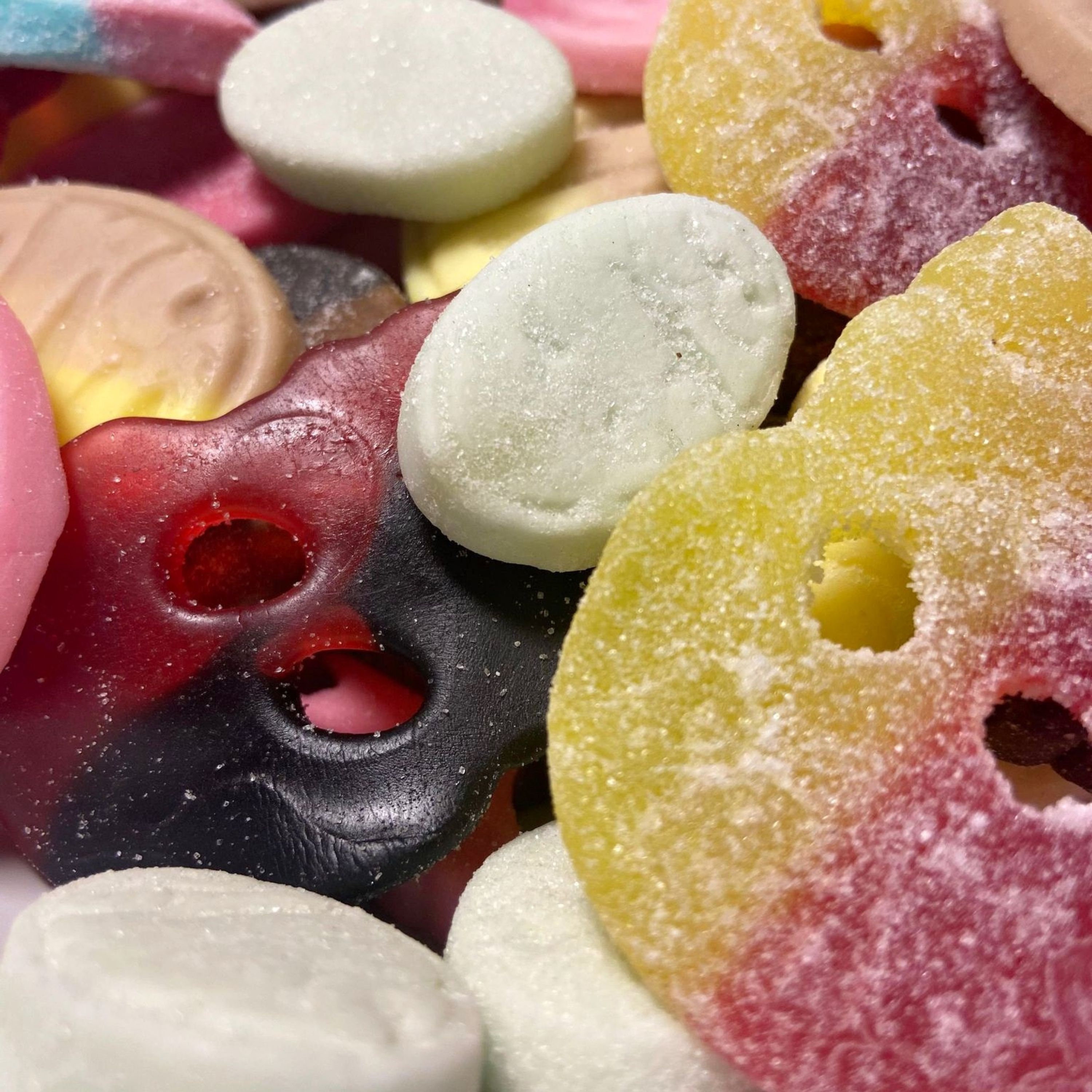 Swedish Sour Candy Bubs, Mixed Bubs, Vegan, Gluten Free, Halal