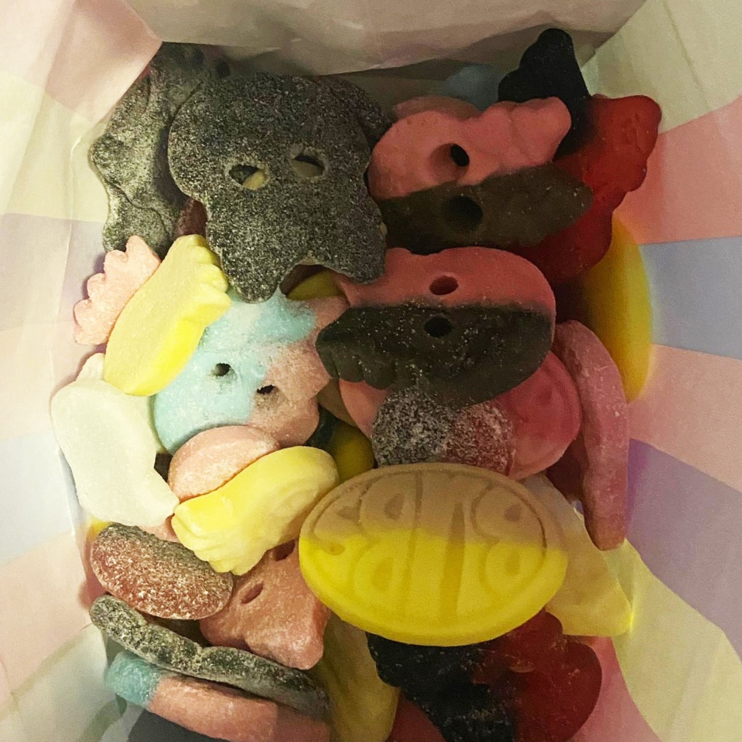 Bubs Sour Candy, Swedish Bubs, Mixed Bubs, Vegan, Gluten Free, Halal