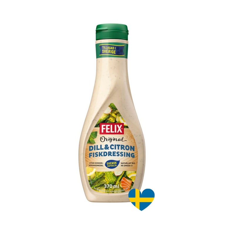 Dill and Lemon Sauce, Felix Fish Dressing, Fiskdressing, Swedish Sauce
