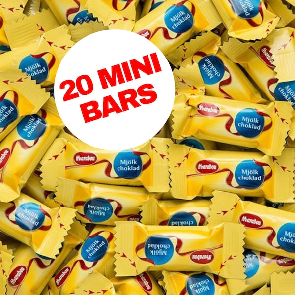 20 Pcs Swedish Chocolate Marabou, Swedish Chocolate Candy Bars, Mini Marabou, Svensk Choklad, Godis, Fika, Sweets Sweden, Scandinavian Foods