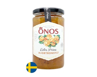 Cloudberry Jam, Redcurrant Jam, Swedish Jam, Hjortronsylt, Hjortron, Cloudberries, Traditional Food from Sweden, Swedish Gifts