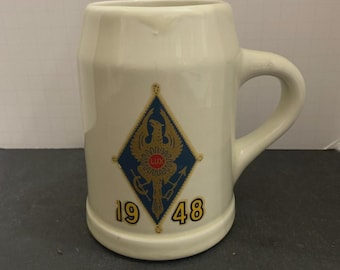 1948 Hall China "LUX" Eagle Beer Stein