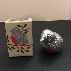 Vintage Avon Robin Red Breast Bird of Paradise Cologne Never Used in Original Packaging