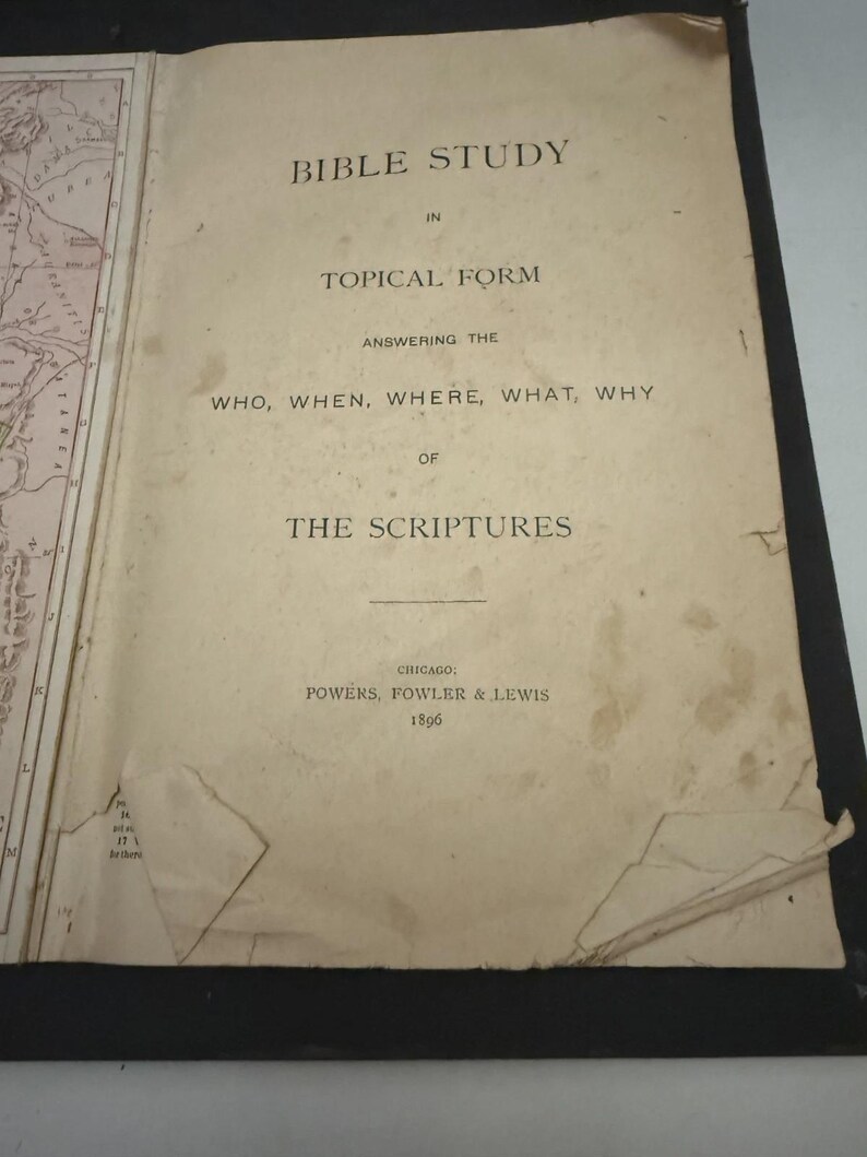 Rare 1896 the Royal Scroll Bible Study - Victorian Mechanical ...