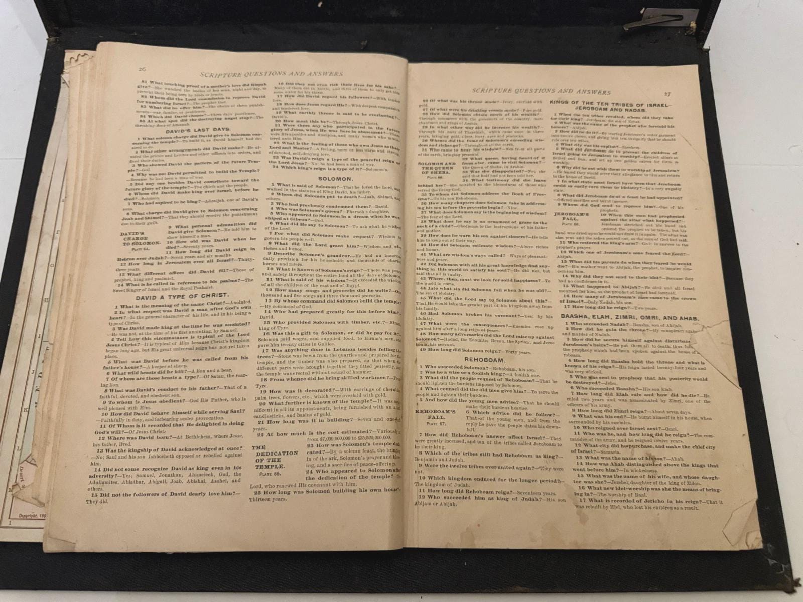 Rare 1896 the Royal Scroll Bible Study - Victorian Mechanical ...