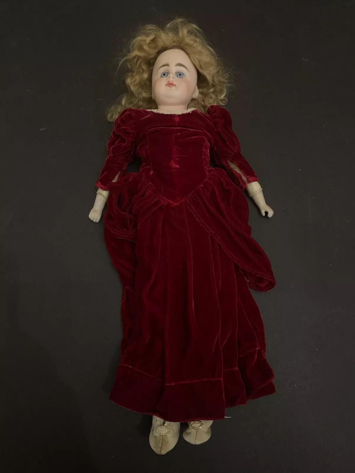 Antique C.1890's German Bisque Head Doll 19 Inch Marked 908 TR - Etsy