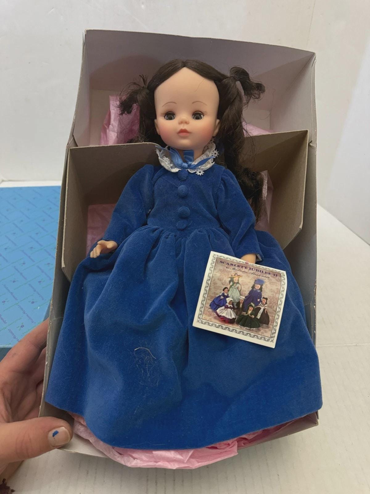 Vintage Madame Alexander Scarlet Jubilee II 14 Inch Bonnie Blue