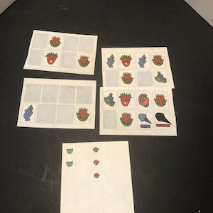 Vintage Scratch and Sniff Sticker Lot  23 Stickers Present