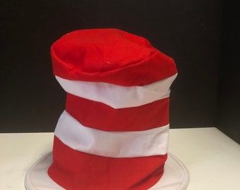 2010 Cat in the Hat Original 10 Inches Tall Hat