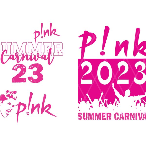 Pink ! Car Sticker Decal 100mm In White Musician/singer Logo - Foto 6