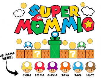 Super Mommio Bundle SVG PNG, Happy Mother's Day Svg, Cut Files, Funny Mom SVG, Mothers Day Svg, Digital and Instant Download
