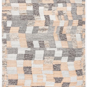LUXURY natural jute and rowwool Rug Moroccan look BeniOurain Handwoven Wool Area rug modern natural color Premium Rug customize in all sizes