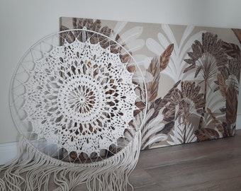 XXL Dreamcatcher, Wall Decor, Large Crocheted Dreamcatcher, Boho Decor