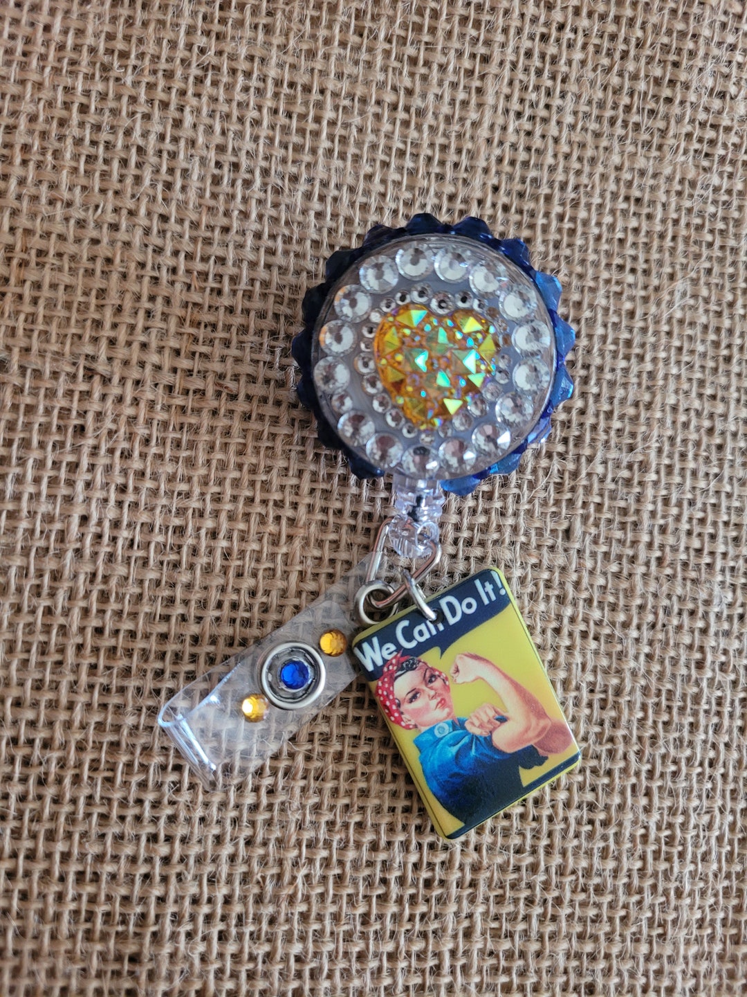 Rosie the Riveter Badge Reel Etsy