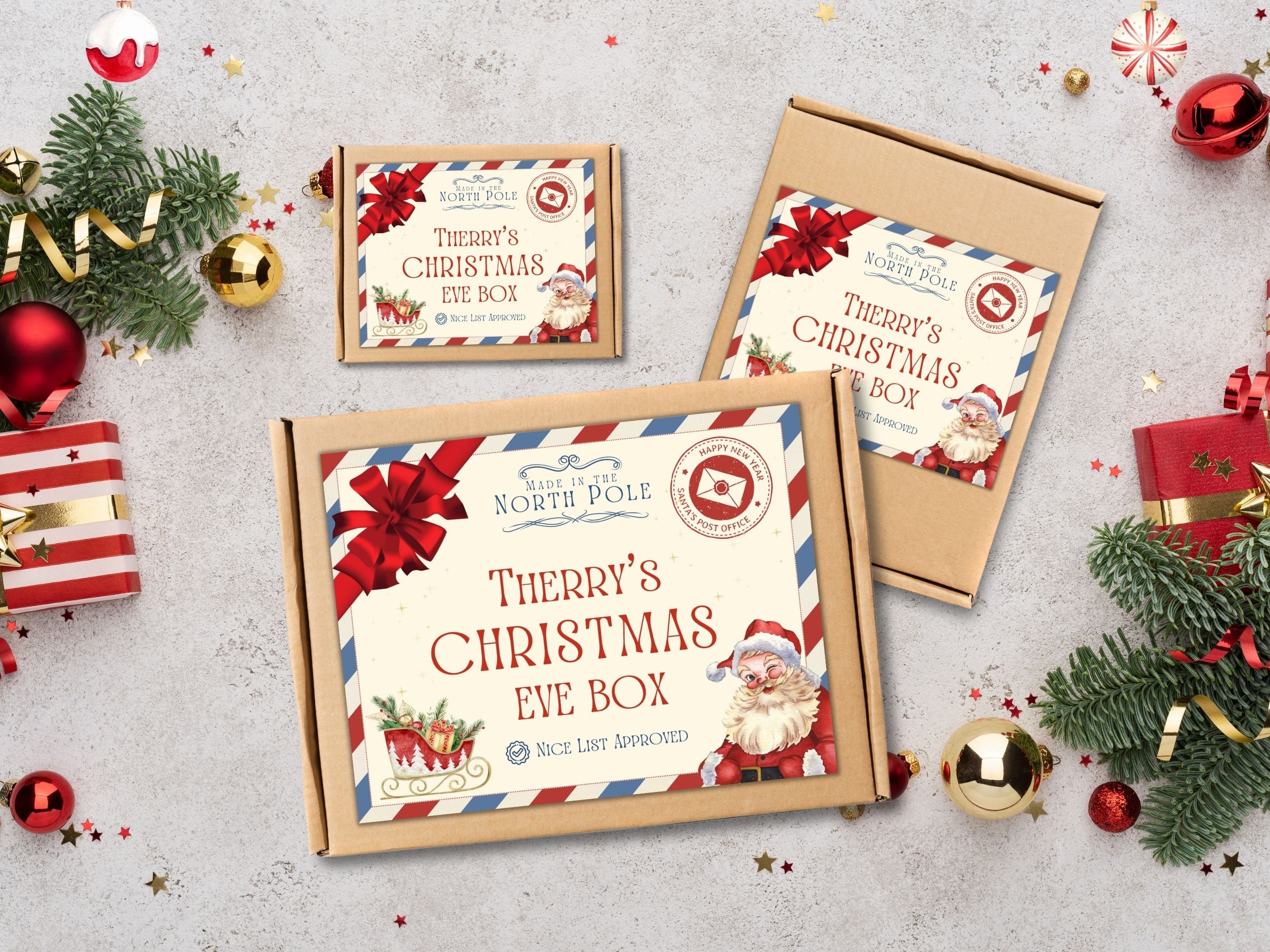 Editable Christmas Eve Box Label, Night Before Christmas Box, Christmas ...