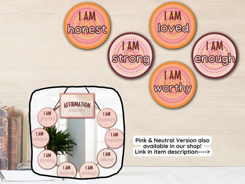 Indigenous Classroom Affirmation Station Aborginal Classroom Decor Resource Printables Preschool Learning Pre-filledEditable Word Template image 6